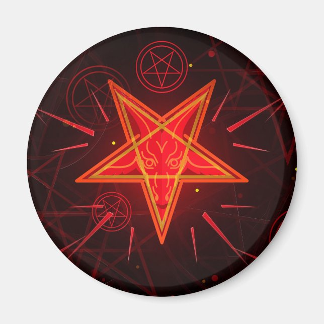 Aimant néon démon (Devant)