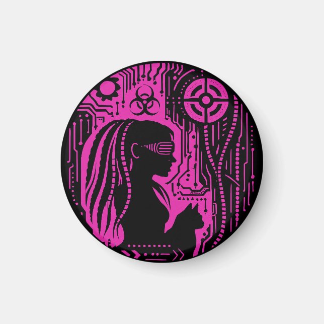 Aimant Neon Dread Protocol (Devant)