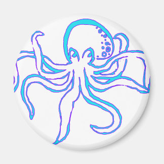 Aimant Neon Octopus