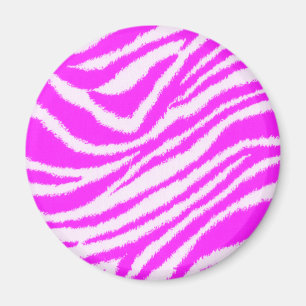 Aimant Neon Pink Zebra