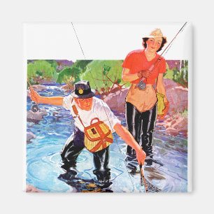 Aimant Netting A Fish by R.J. Cavalière