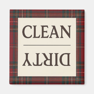 Aimant Nettoyage sec Royal Stewart Plaid Lave-vaisselle M