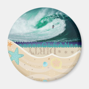 Aimant Nettoyer / Diré Flip Côté Plage Mode