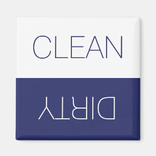 Aimant Nettoyer Dirty indicateur marine bleu blanc lave-v