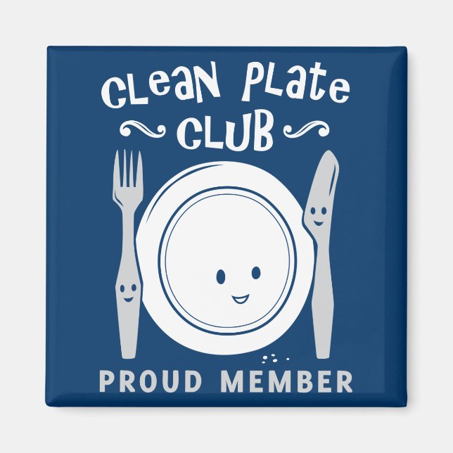 Aimant Nettoyer le club (Devant)