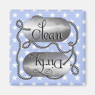 Aimant Nettoyer N Dirty Chien Tags 9 (Aimant Lave-Vaissel