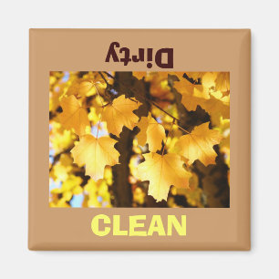 Aimant Nettoyez l'automne d'or d'aimant sale de