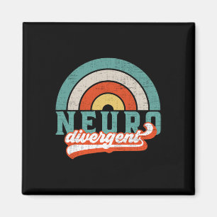 Aimant Neurodivergent Fierté Pour L'Autisme Adhd Et De Co