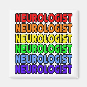 Aimant Neurologue arc-en-ciel
