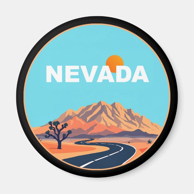 Aimant Nevada États-Unis d'Amérique (Devant)