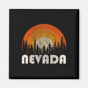 Aimant Nevada - nature drôle vintage randonnée 60s 70s 80
