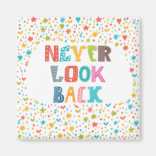 Aimant Never Look (Devant)