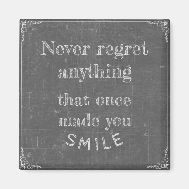 Aimant Never récet anything (Devant)