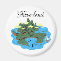 Neverland Island avec sirènes et bateau pirate