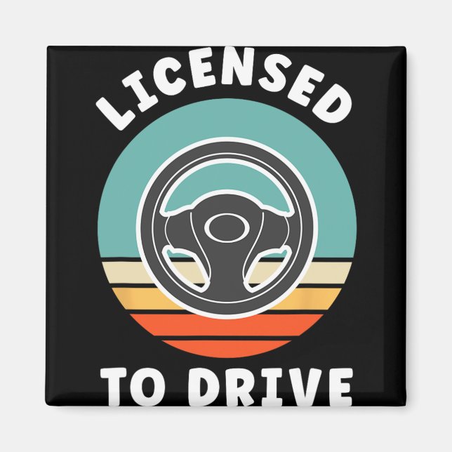 Aimant New Driver Driver's Permit Celebration Teen Driver (Devant)