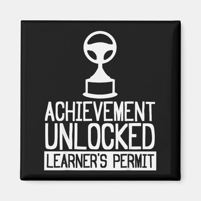 Aimant New Driver Learner Permit Driving School - Driver' (Devant)