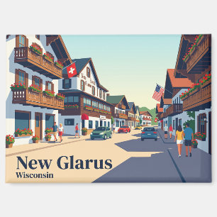 Aimant New Glarus, Wisconsin États-Unis