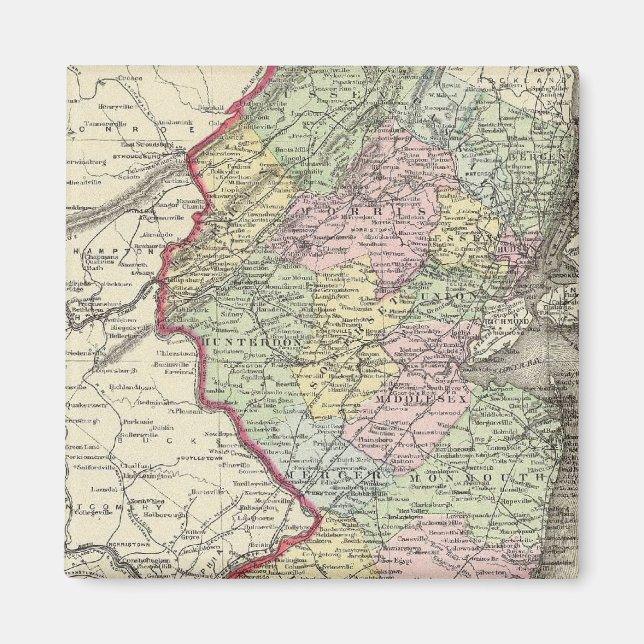 Aimant New Jersey 8 (Devant)