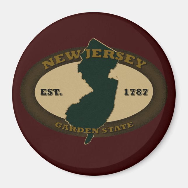 Aimant New Jersey Est. 1787 (Devant)