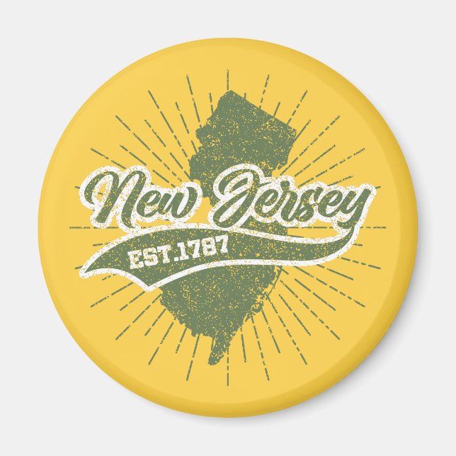 Aimant New Jersey vintage (Devant)