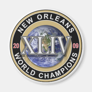 Aimant NEW ORLEANS - Champions du monde de football 2009