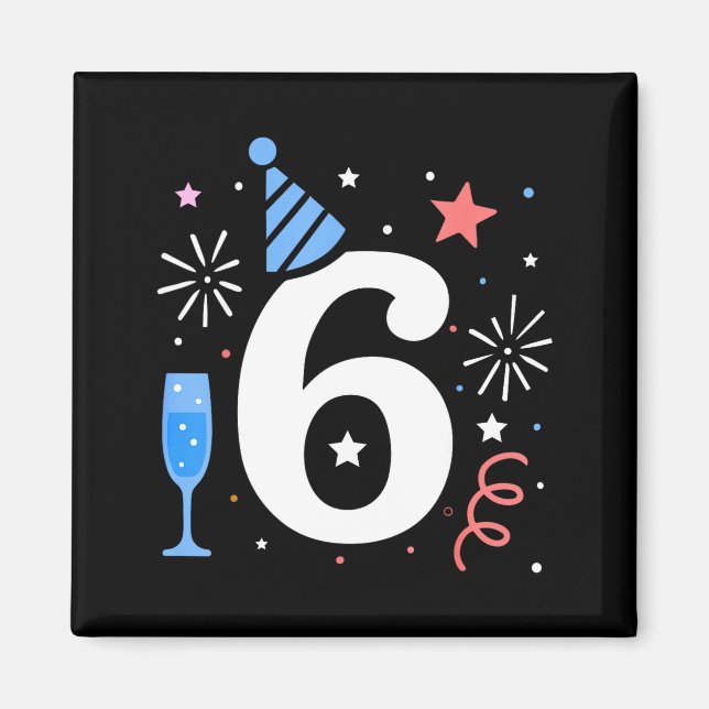 Aimant New Year 2026 Shirts 67 Meme  (Devant)