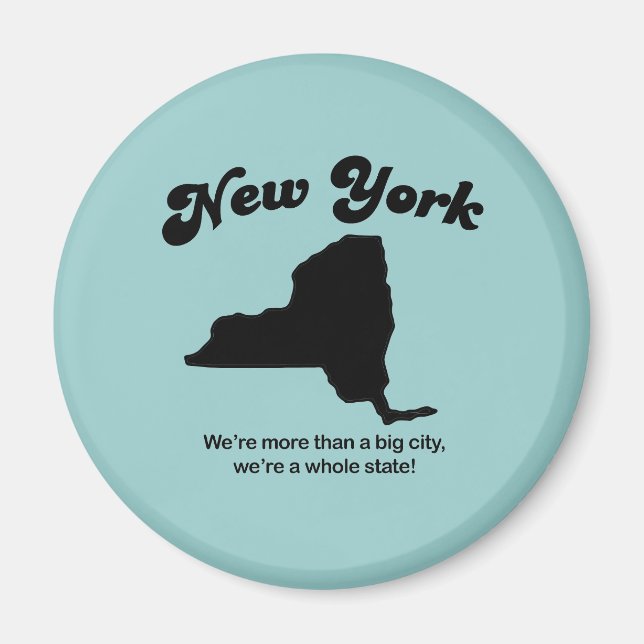 Aimant New York Motto - Un état entier (Devant)