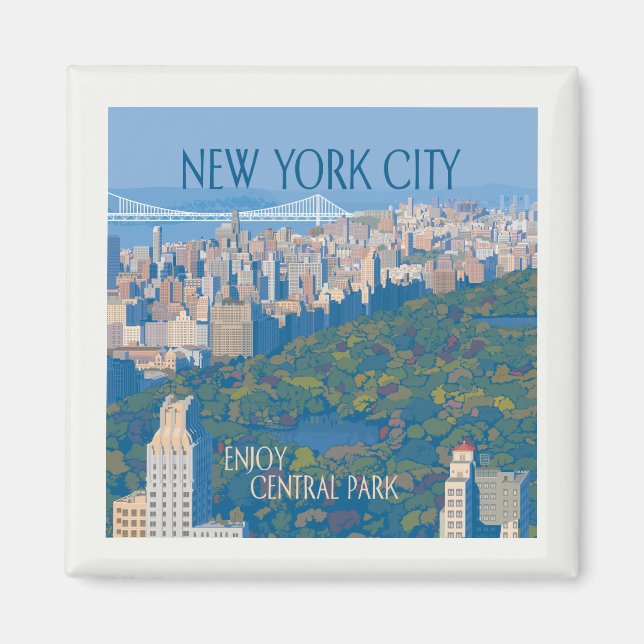 Aimant New York | Profitez de Central Park (Devant)