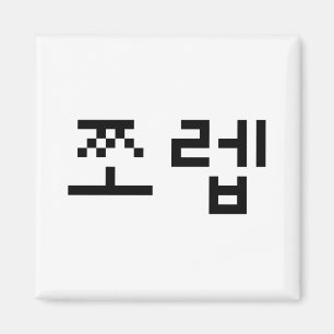 Aimant Newb coréen 쪼 렙 Jjoleb   Hangul