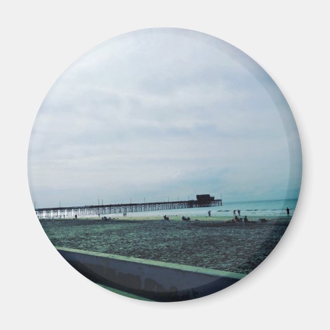 Aimant Newport Pier, Newport Beach, Californie (Devant)