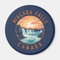 Niagara Falls Canada Cercle en détresse rétro