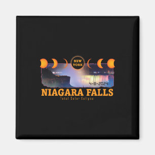 Aimant Niagara Falls New York Total Solaire Eclipse Souve