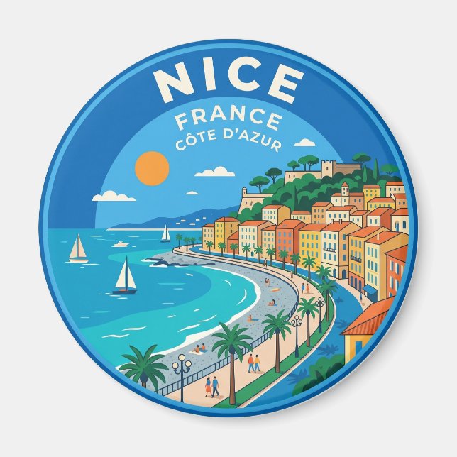 Aimant Nice France (Devant)