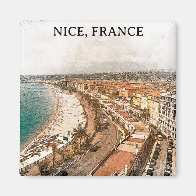 Aimant Nice France Promenade des Anglais (Devant)