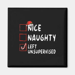 Aimant Nice Naughty Laissé Sans Surveillance Liste De Noë