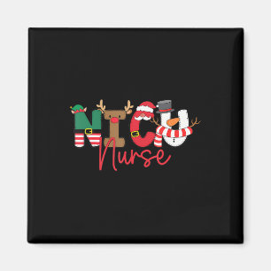 Aimant Nicu Chemise de Noël Nicu Infirmière Nicu Fête de