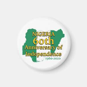 Aimant NIGERIA 60e anniversaire de l'indépendance   Nigér