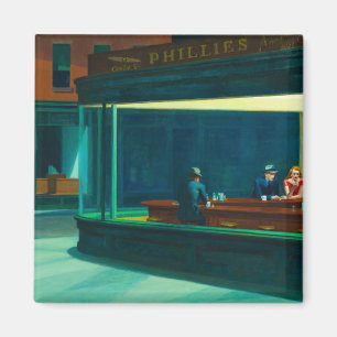 Aimant Nighthawks, 1942 par Edward Hopper