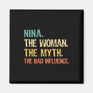 Aimant Nina La Femme Le Mythe La D Influence Drôle Rétr