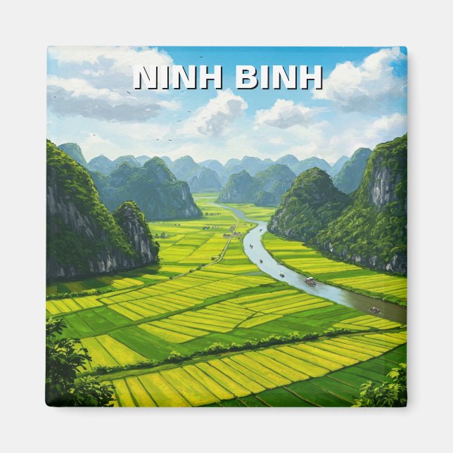 Aimant Ninh Binh Vietnam Travel (Devant)