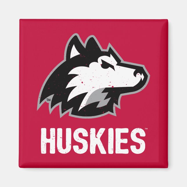 Aimant NIU Huskies en détresse (Devant)