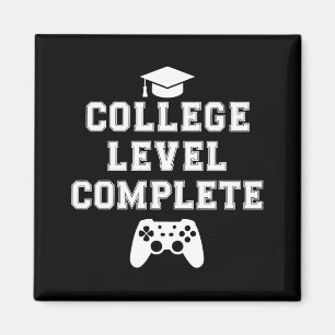 Aimant Niveau collégial Complet Graduation Gamer Jeu