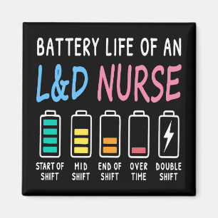Aimant Niveau de batterie d'un graphique d'humour d'infir