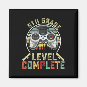 Aimant Niveau scolaire Gamer 5e année diplômé Gi