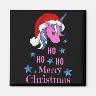 Aimant Nk Licorne Santa Joyeux Noël