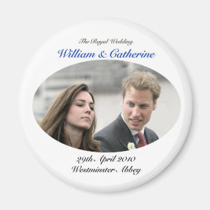 Aimant No.1 Le Mariage royal William & Catherine