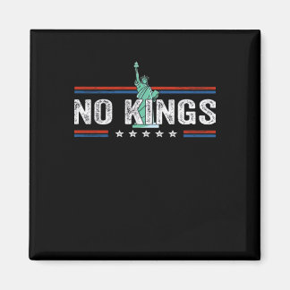 Aimant No Kings Day Retro Classic Design