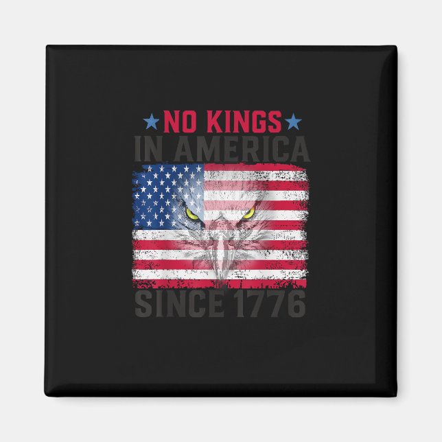 Aimant No Kings In America Since 1776 Freedom Creative De (Devant)