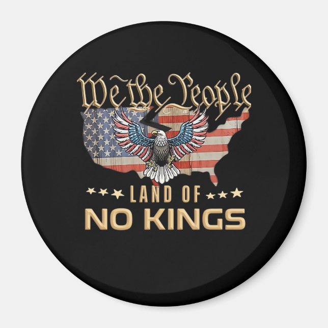 Aimant No Kings In America We The People Creative Style (Devant)