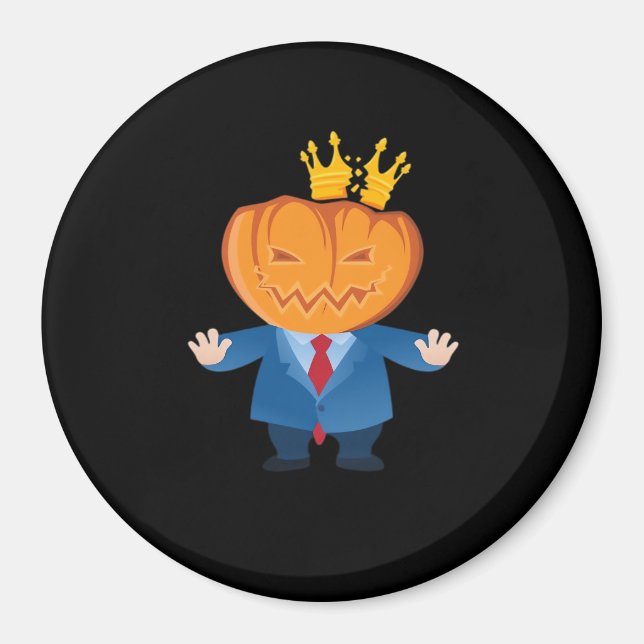 Aimant No Kings - Trumpkin Citrouille Classic (Devant)